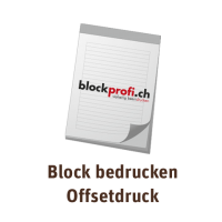 Block drucken, Block bedrucken, Schreibblock, Notizblock, Werbeblock